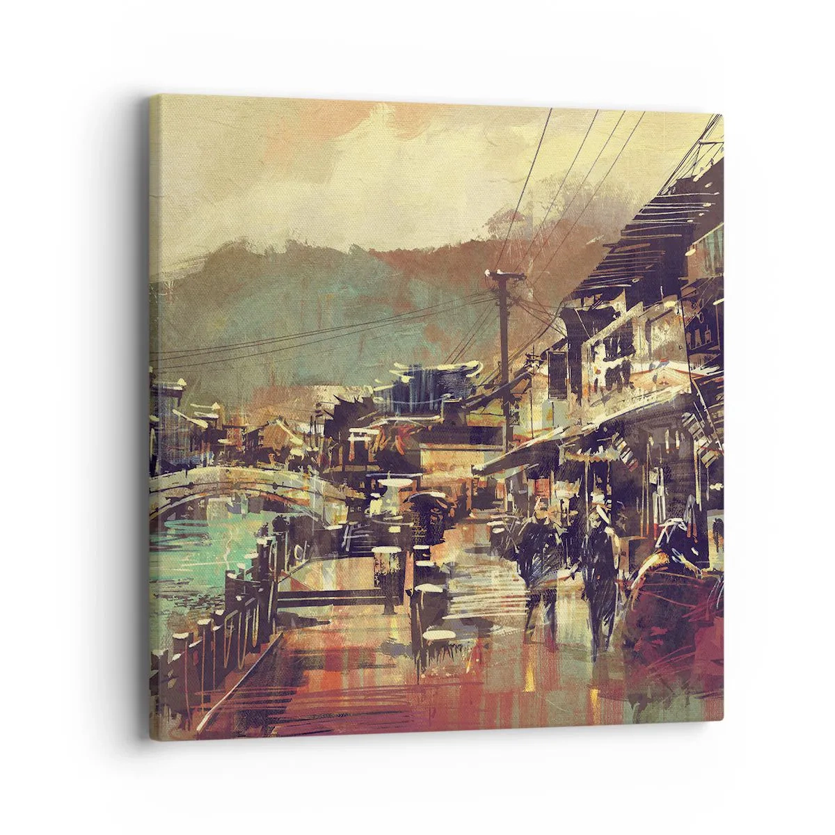 Canvas picture - Life As a Abundance of Greyness - 40x40 cm