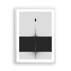 Poster in white frmae - Straight to the Point - 50x70 cm