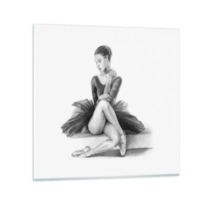 Glass picture - Enchanted by a Dance - 70x70 cm