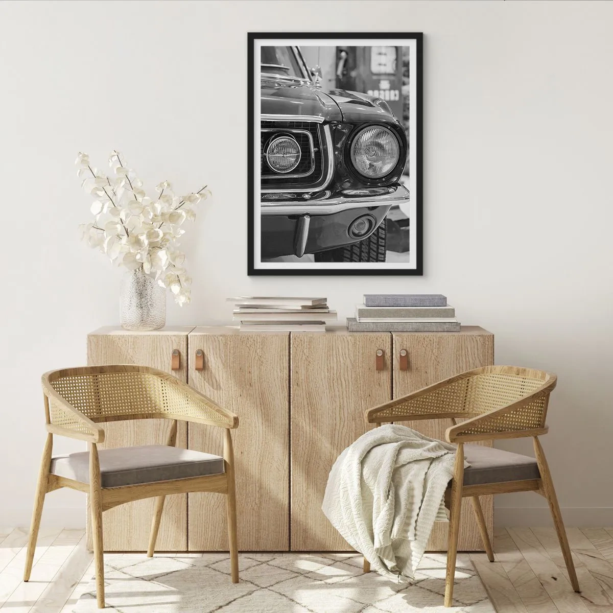 Poster in black frame - Rough Ride - 40x50 cm