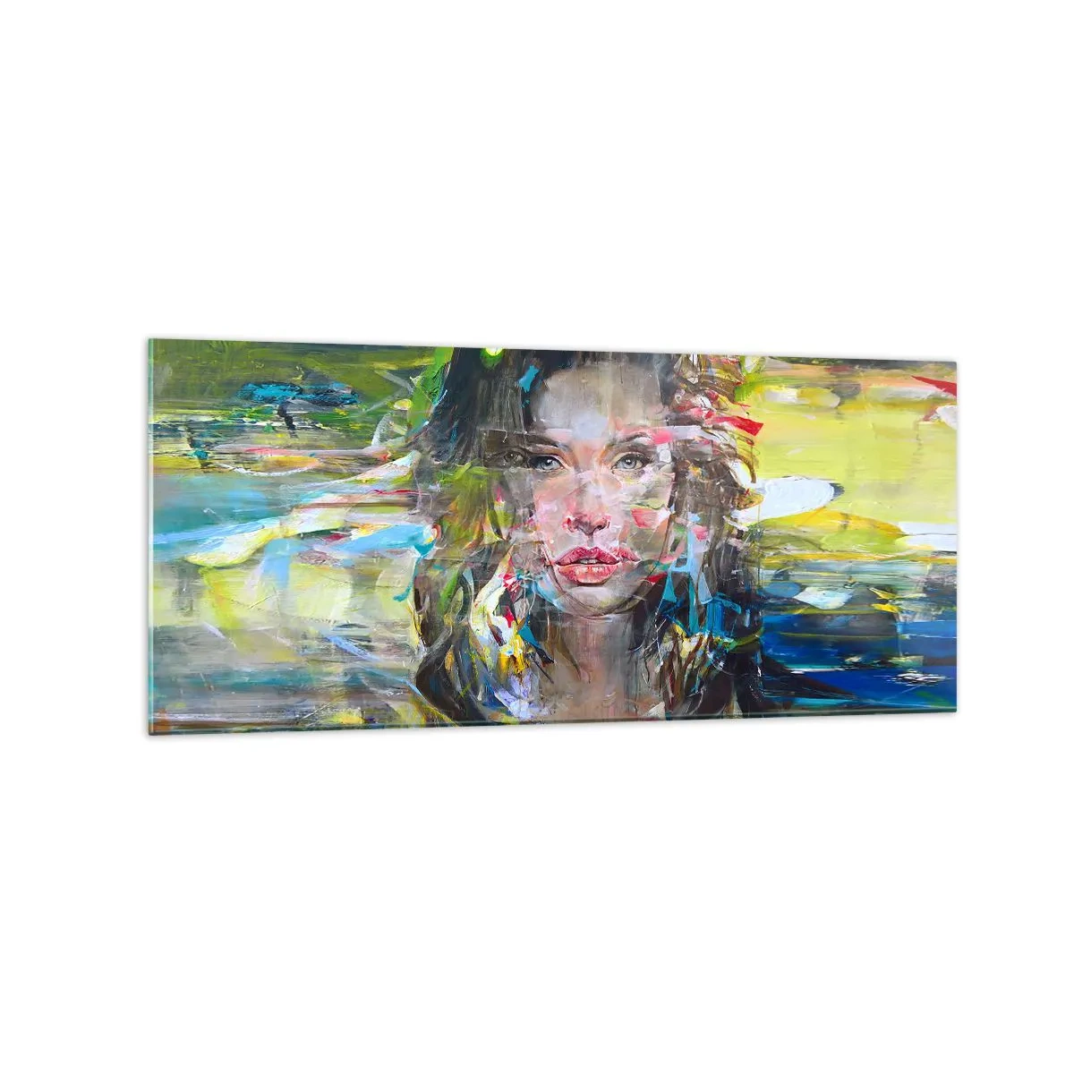Glass picture - Behind a Curtain of Air - 120x50 cm