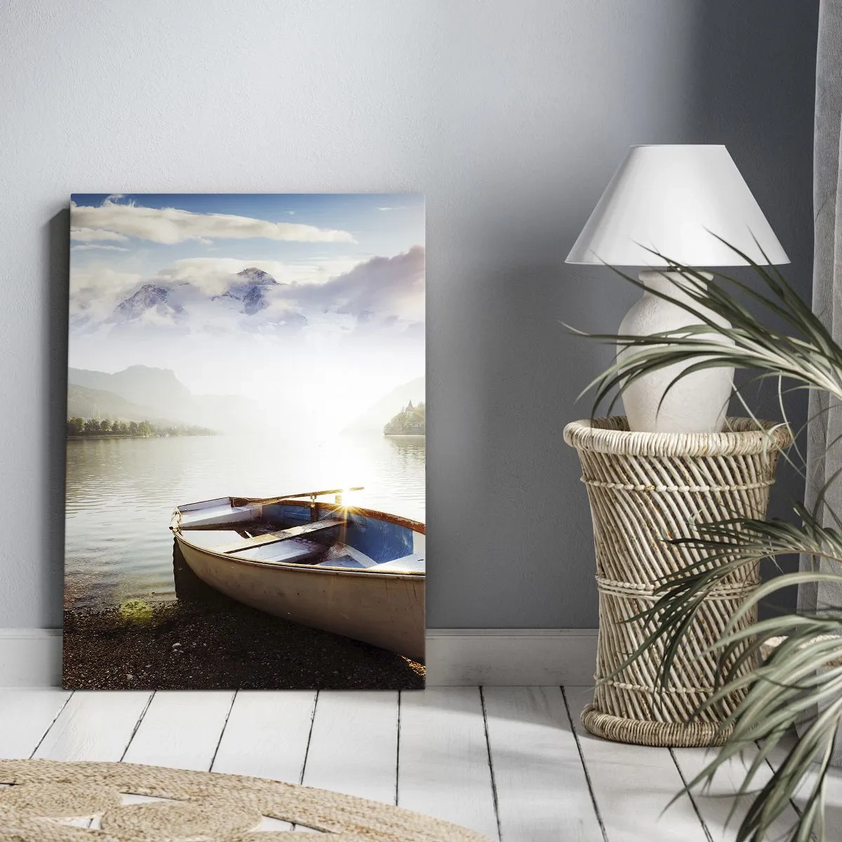 Canvas picture - By the Great, Clear Waters - 45x80 cm