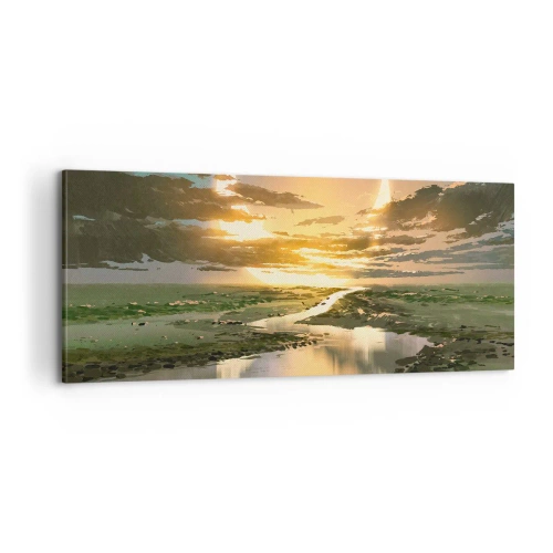Canvas picture - Somewhere in a Distant Galaxy - 100x40 cm