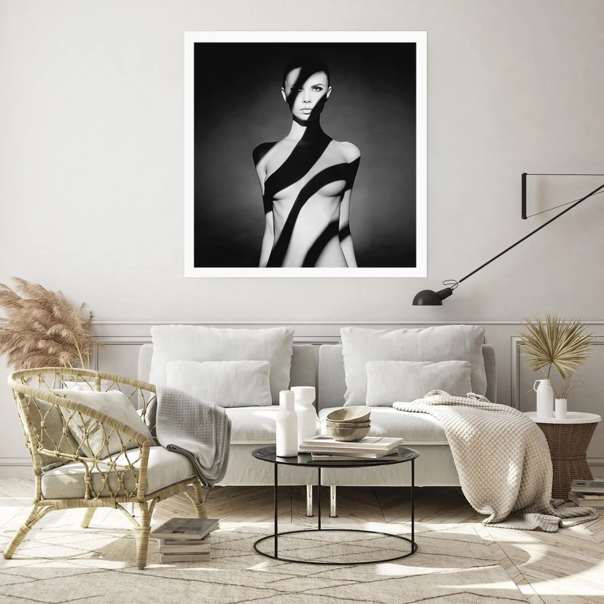 Poster - In the Light and in the Shadow - 50x50 cm