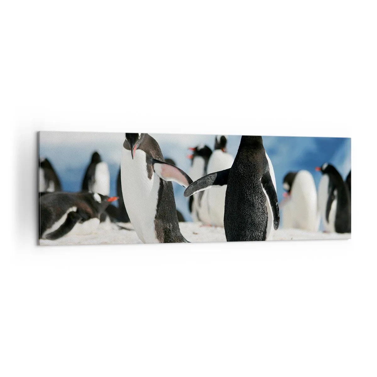 Canvas picture - Dance in the Snow - 160x50 cm