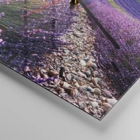 Clock face with lines