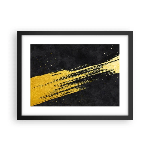 Poster in black frame - Jump to the Outer Space - 40x30 cm
