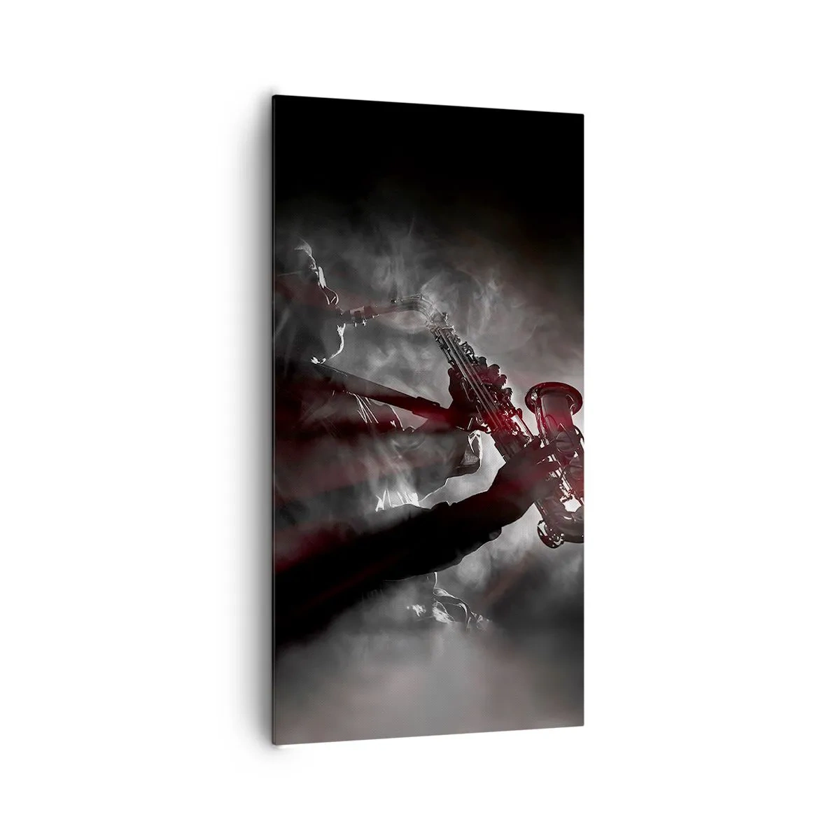Canvas picture - Lost in the Fog of Jazz - 65x120 cm