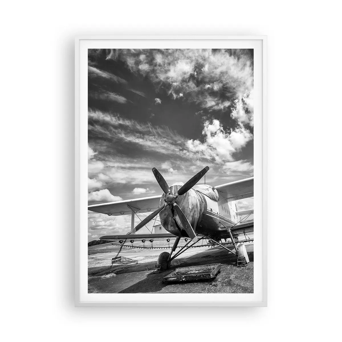 Poster in white frmae - I Can't Wait! - 70x100 cm