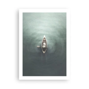 Poster - Through Moon Lake - 50x70 cm