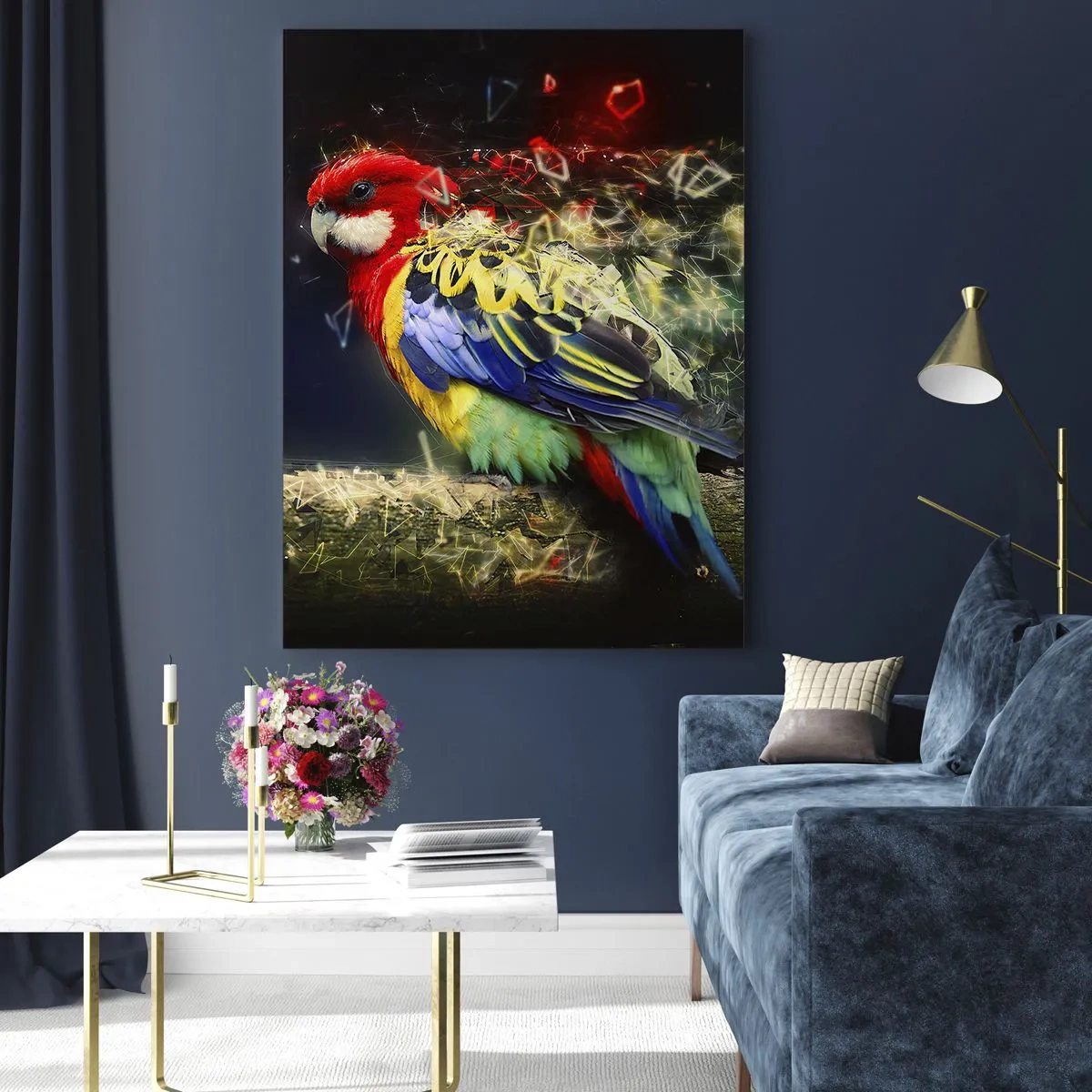 Glass picture - Messenger of Light - 80x120 cm