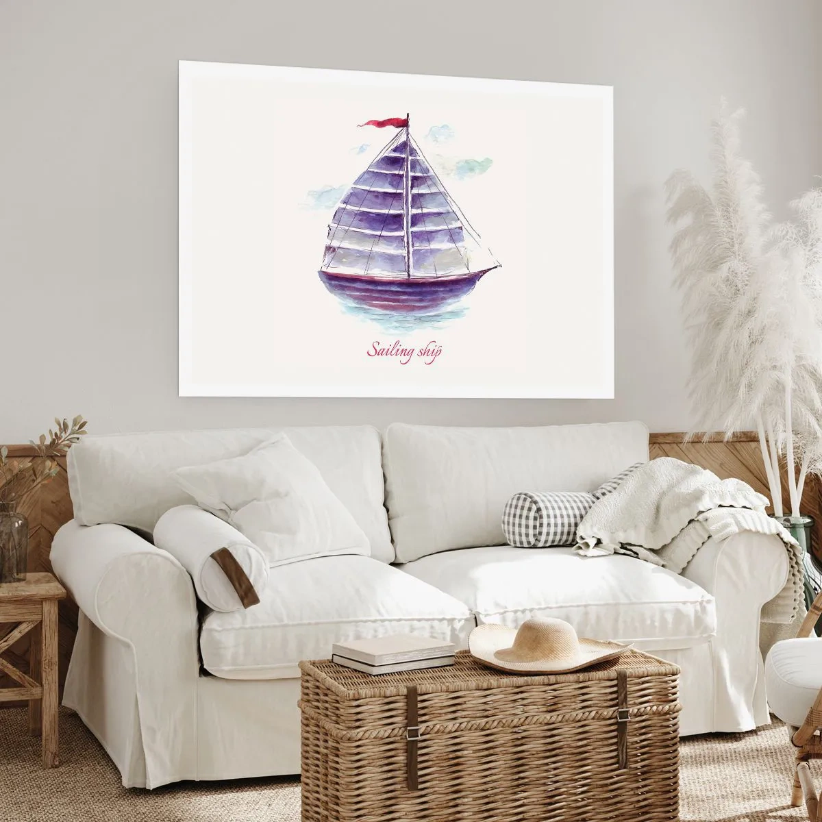 Poster - Full Sails And Calm Waters - 50x40 cm