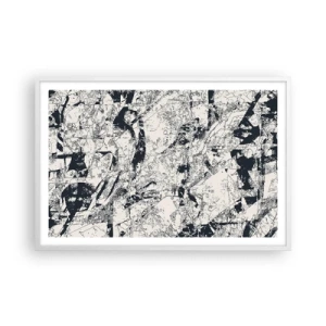 Poster in white frmae - Infilitration of Opposites - 91x61 cm