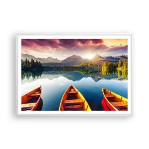 Poster in white frmae - Nothing against Nature - 100x70 cm