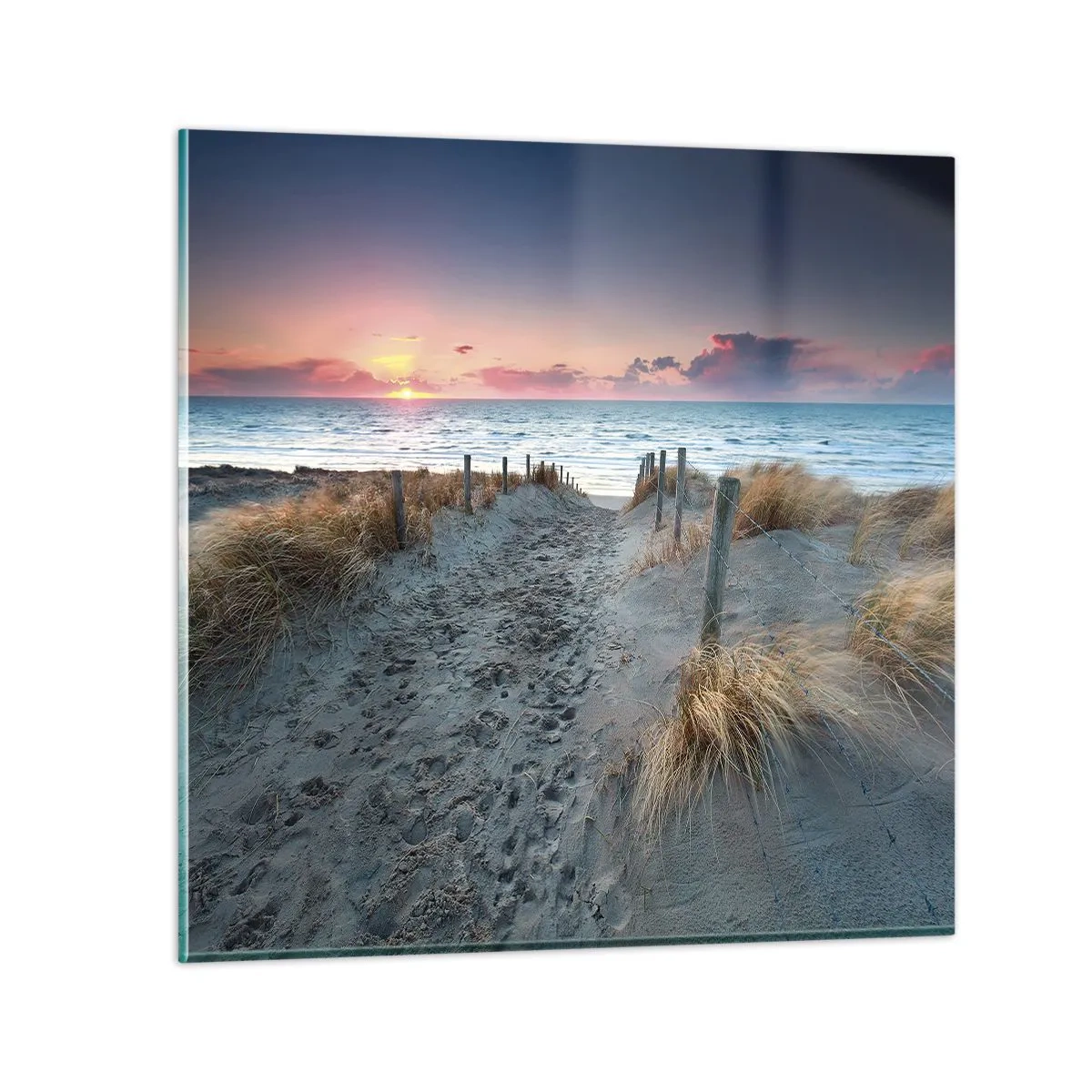 Glass picture - You Have Spilled a Rainbow of Sparkles… - 30x30 cm