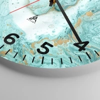 Clock face with numbers