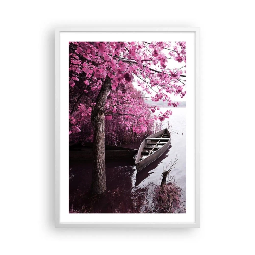 Poster in white frmae - In Pink Silence - 50x70 cm