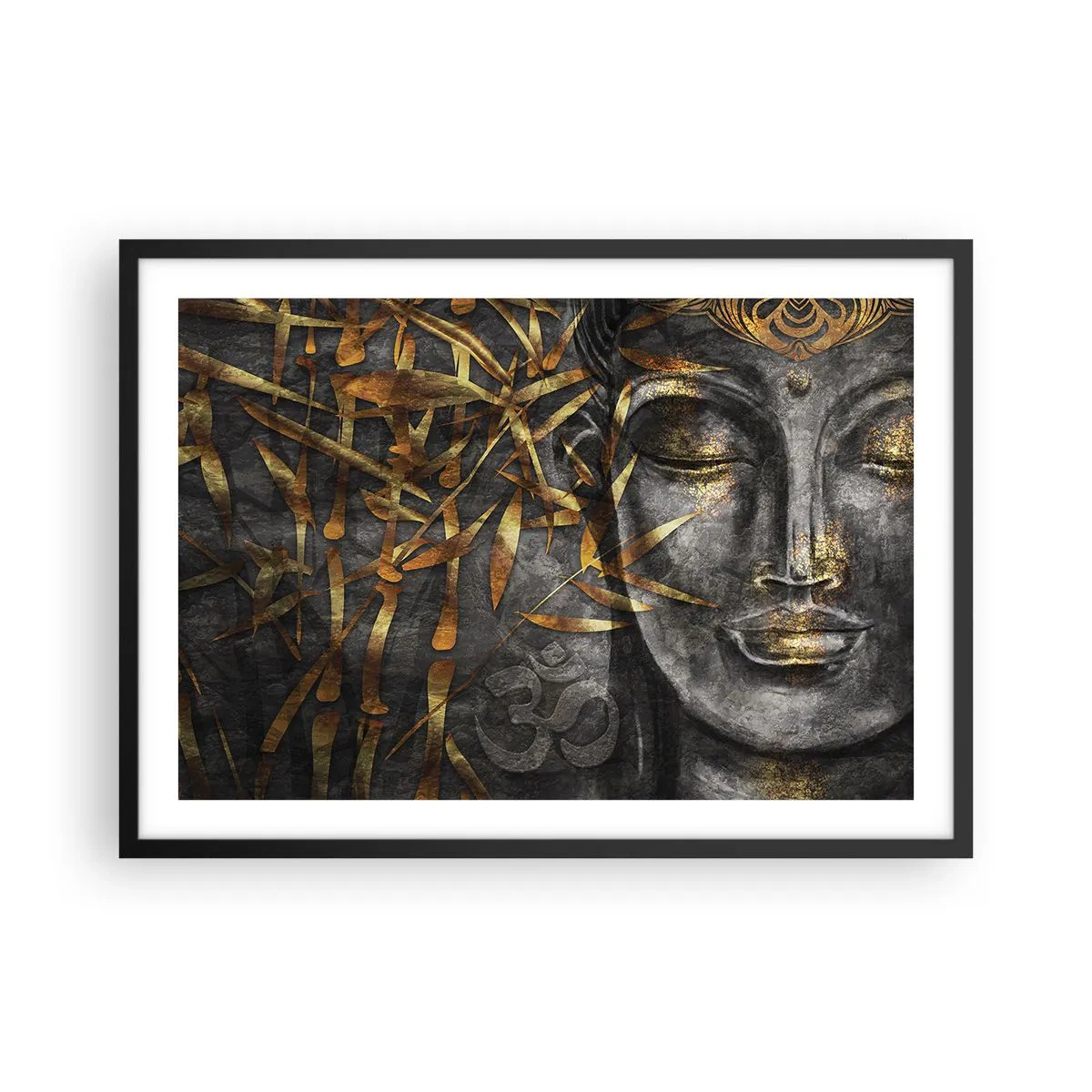 Poster in black frame - Feel the Peace - 70x50 cm