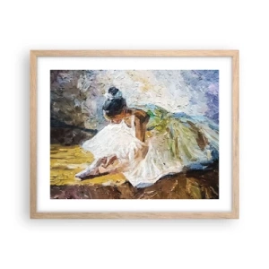 Poster in light oak frame - From Degas' Painting - 50x40 cm