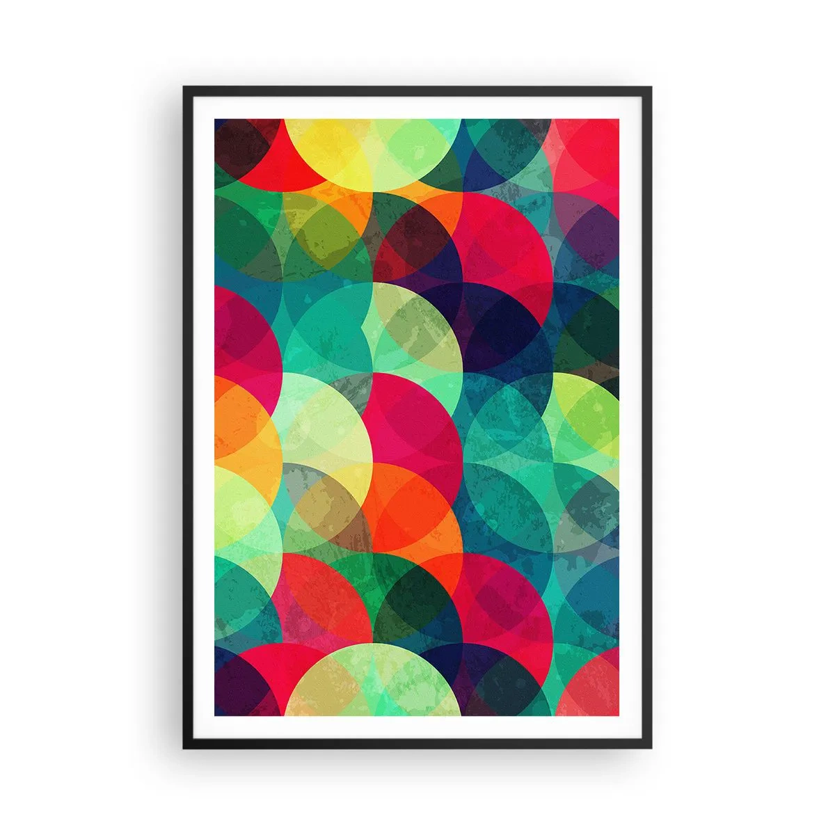 Poster in black frame - Into the Rainbow - 70x100 cm
