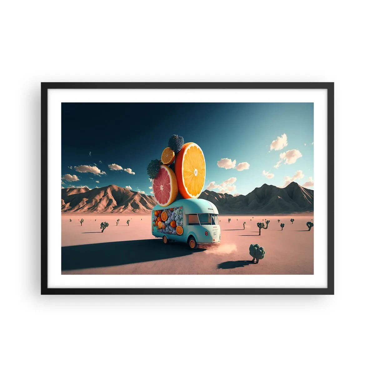 Poster in black frame - Taste of Holidays - 70x50 cm