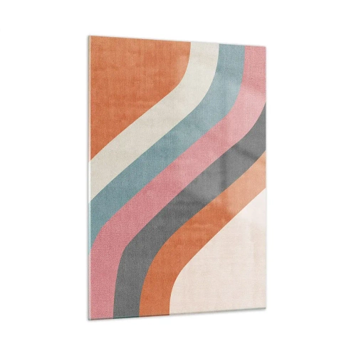 Glass picture - Diagonal Composition - Movement - 50x70 cm