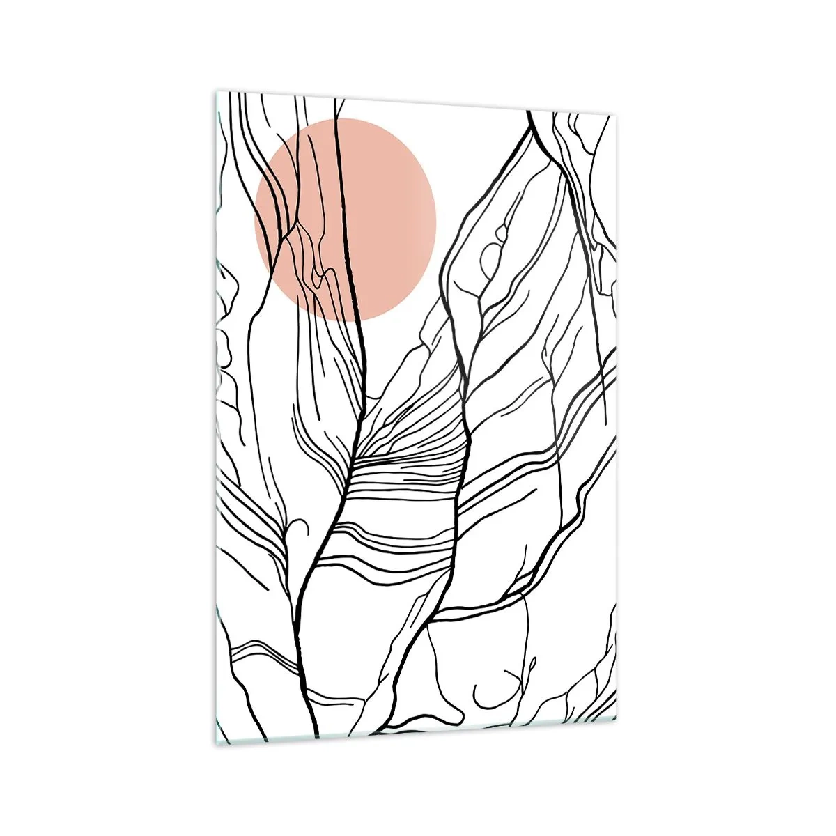 Glass picture - In a Web of Twigs - 70x100 cm