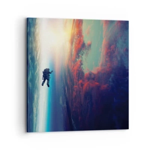 Canvas picture - Confronting the Universe - 70x70 cm