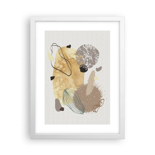 Poster in white frmae - Applied Splashing - 30x40 cm