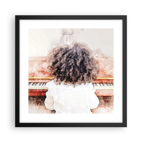 Poster in black frame - In a New World - 40x40 cm