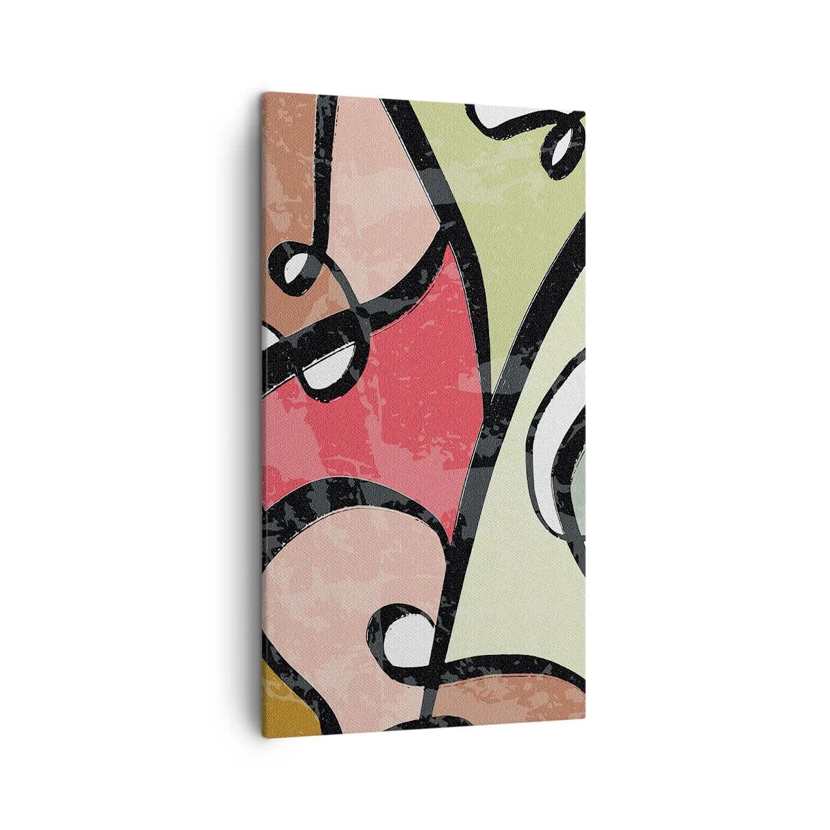 Canvas picture - Pirouettes Among Colours - 45x80 cm