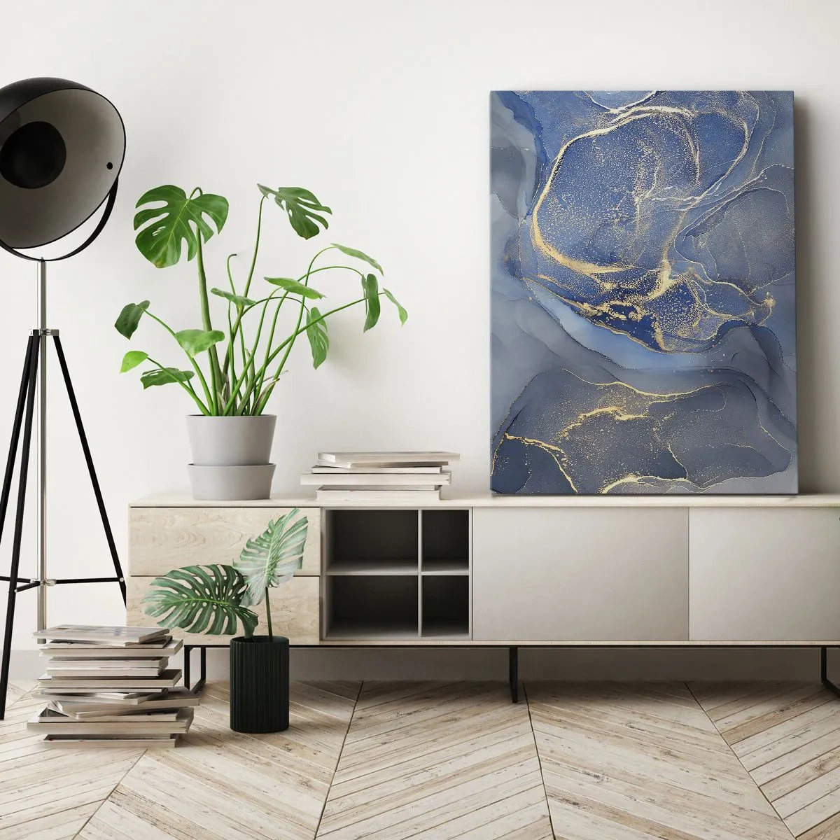 Canvas picture - Gold Dust - 65x120 cm