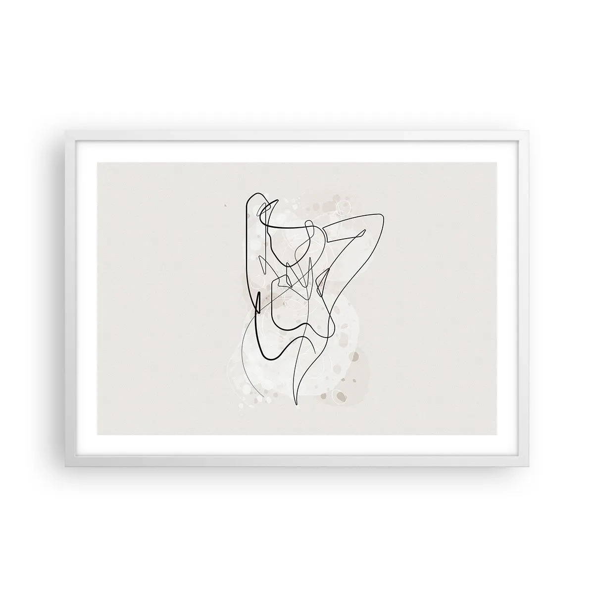 Poster in white frmae - Art of Seduction - 70x50 cm