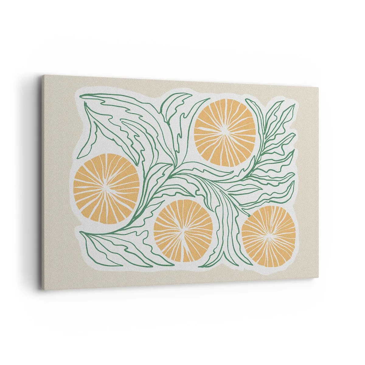 Canvas picture - Ethnic with an Abstract Note - 120x80 cm