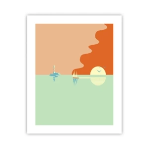 Poster - Ideal Sea Landscape - 40x50 cm
