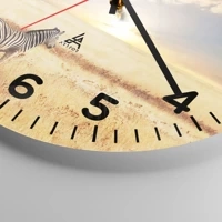 Clock face with numbers