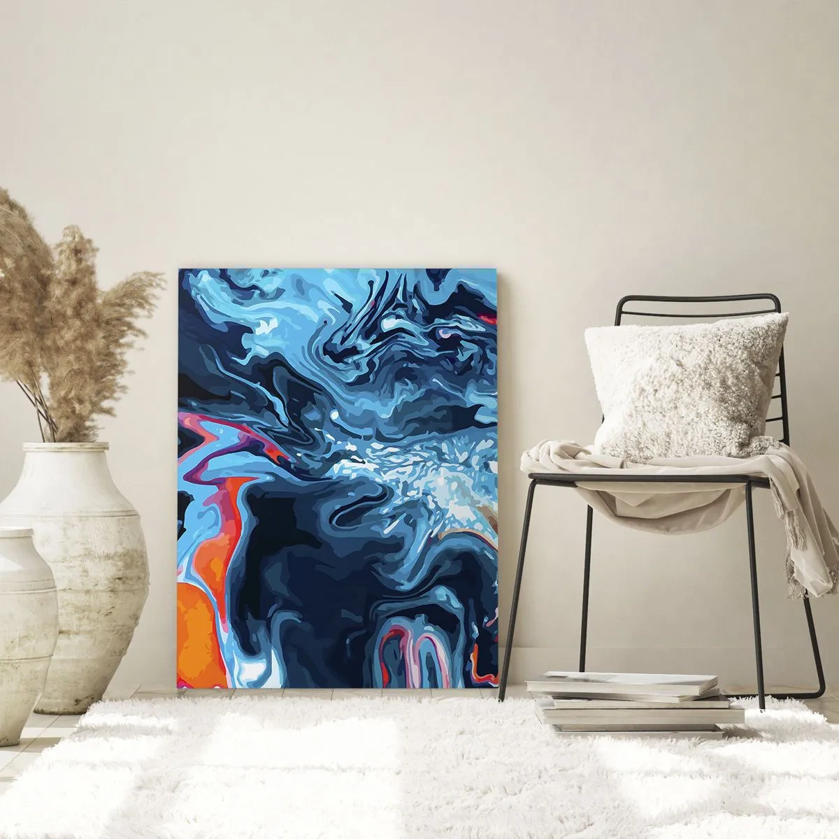 Glass picture - Into the Interior of the Sky - 50x70 cm