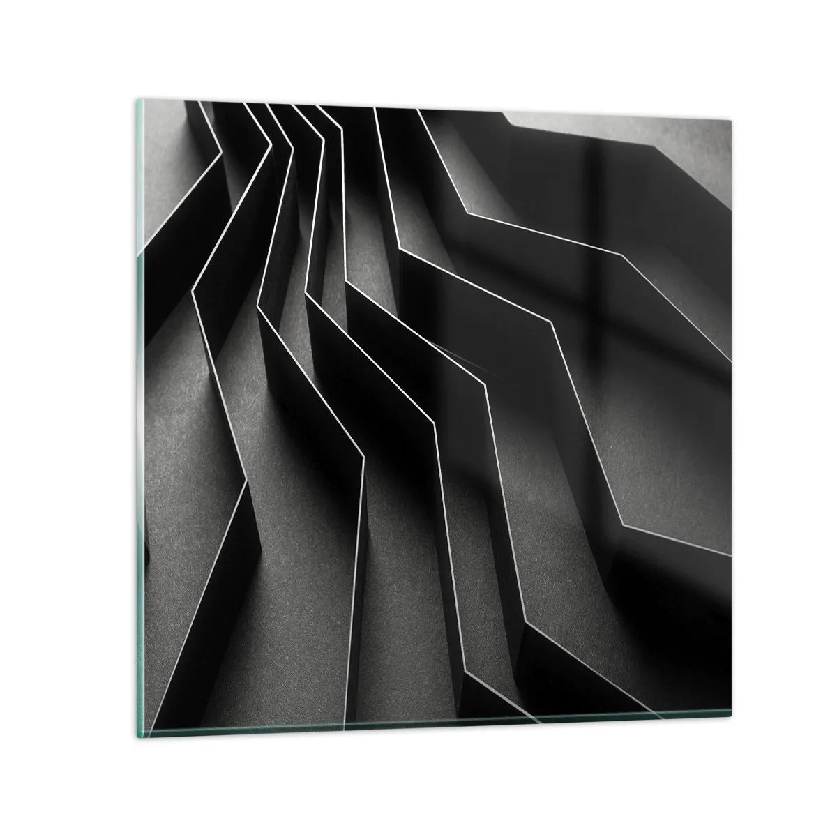Glass picture - Spacial Order - 50x50 cm