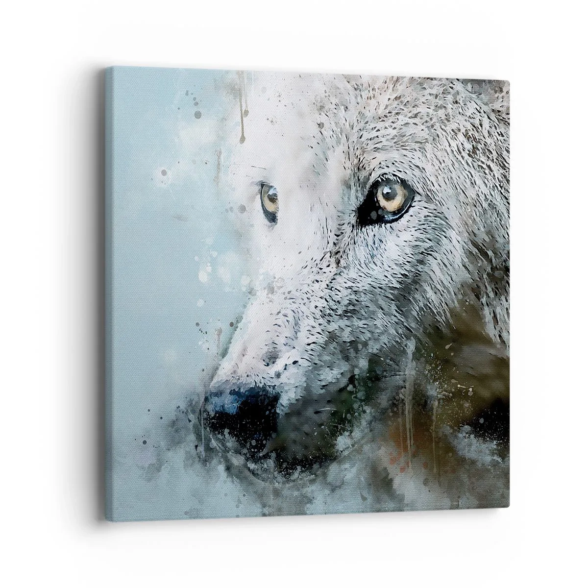 Canvas picture - Meet Wolf Soul - 40x40 cm