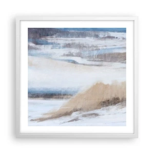 Poster in white frmae - Winter Composition - 50x50 cm
