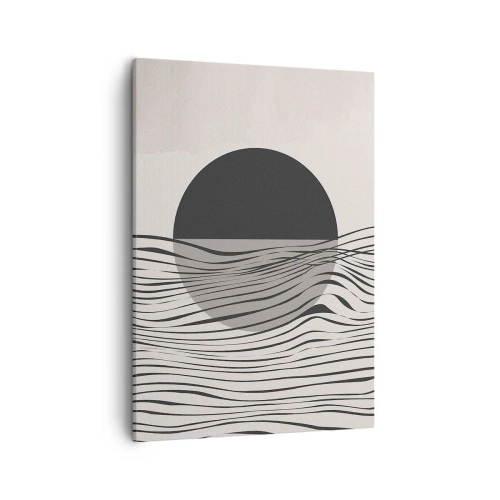 Canvas picture - Half Composition - 50x70 cm