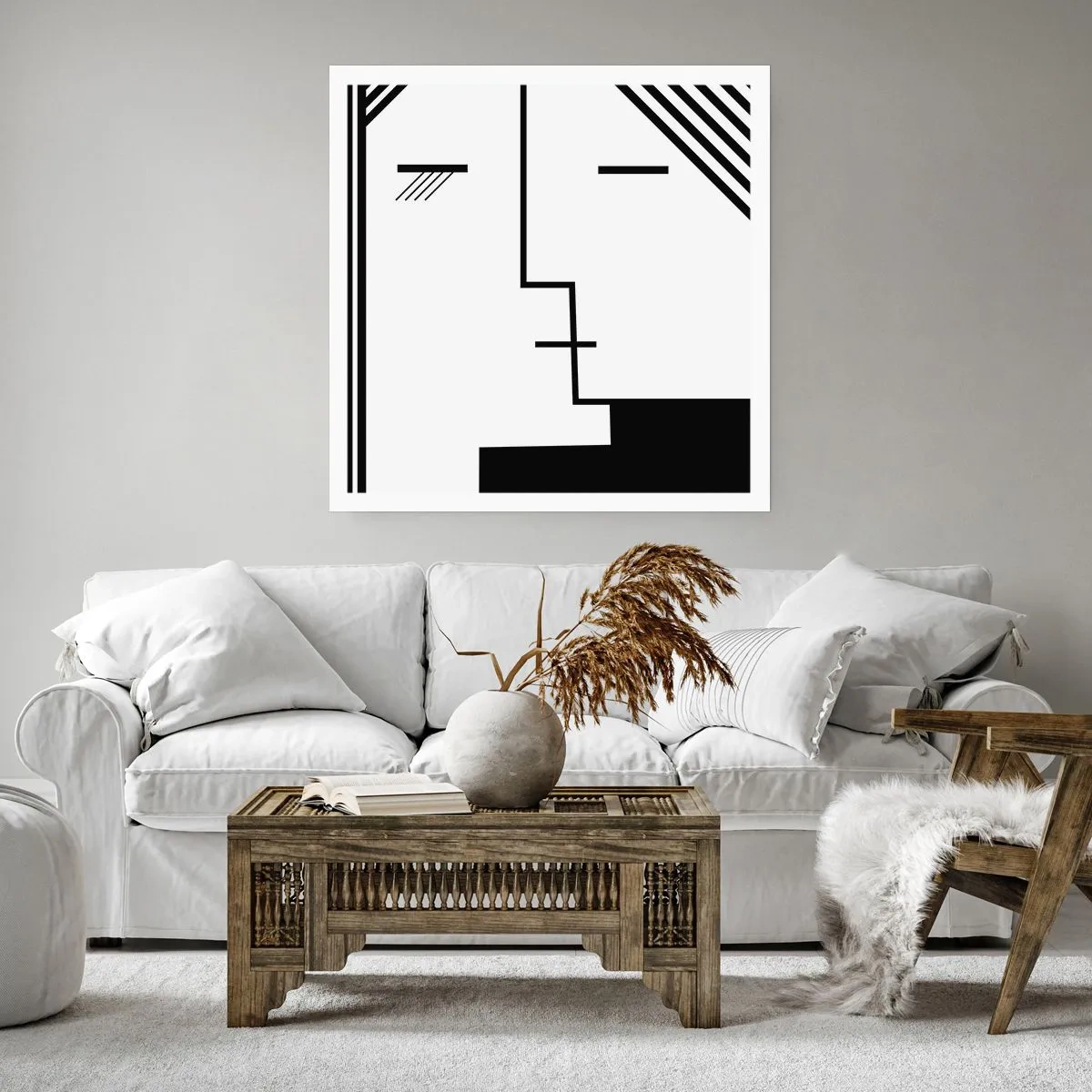 Poster - Simply a Kiss - 30x30 cm