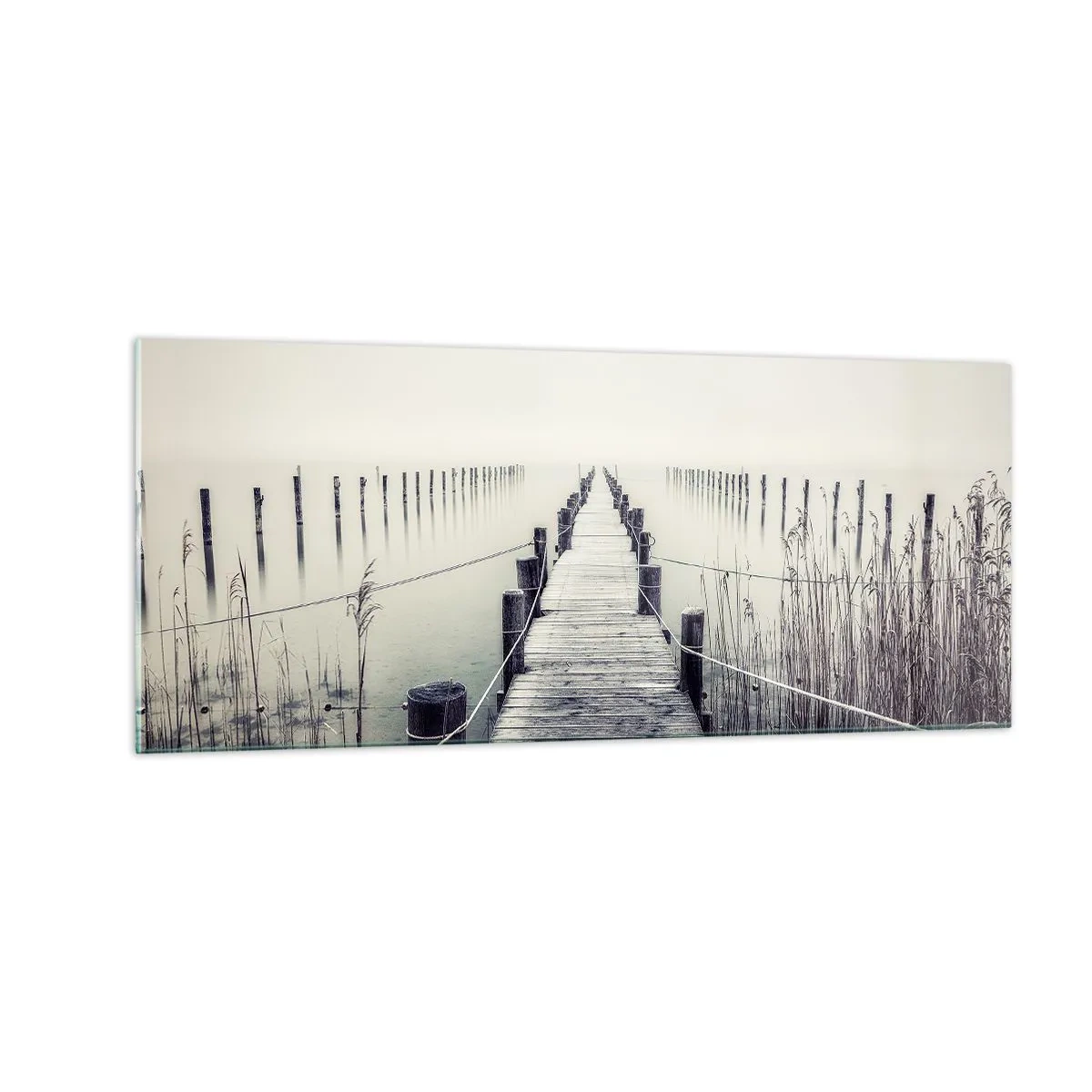 Glass picture - Immerse Yourself in Peace - 100x40 cm