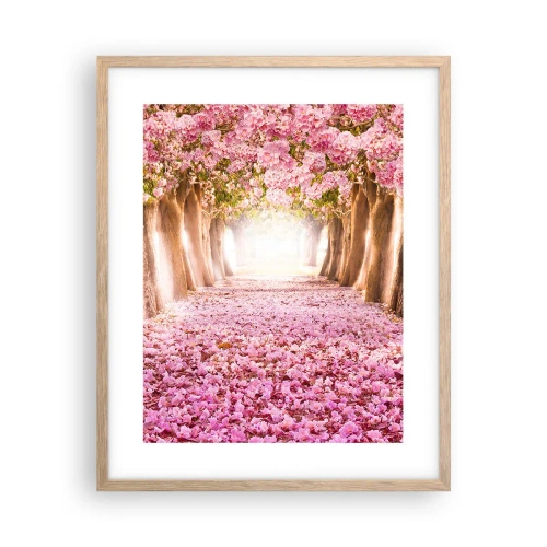 Poster in light oak frame - Way to Heaven - 40x50 cm