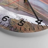 Clock face with numbers