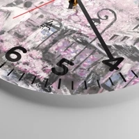 Clock face with numbers