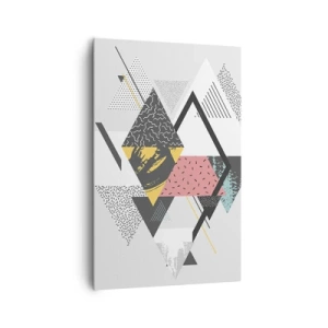 Canvas picture - Variation for Triangle and Rhombus - 80x120 cm