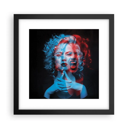 Poster in black frame - Alter Ego - 30x30 cm