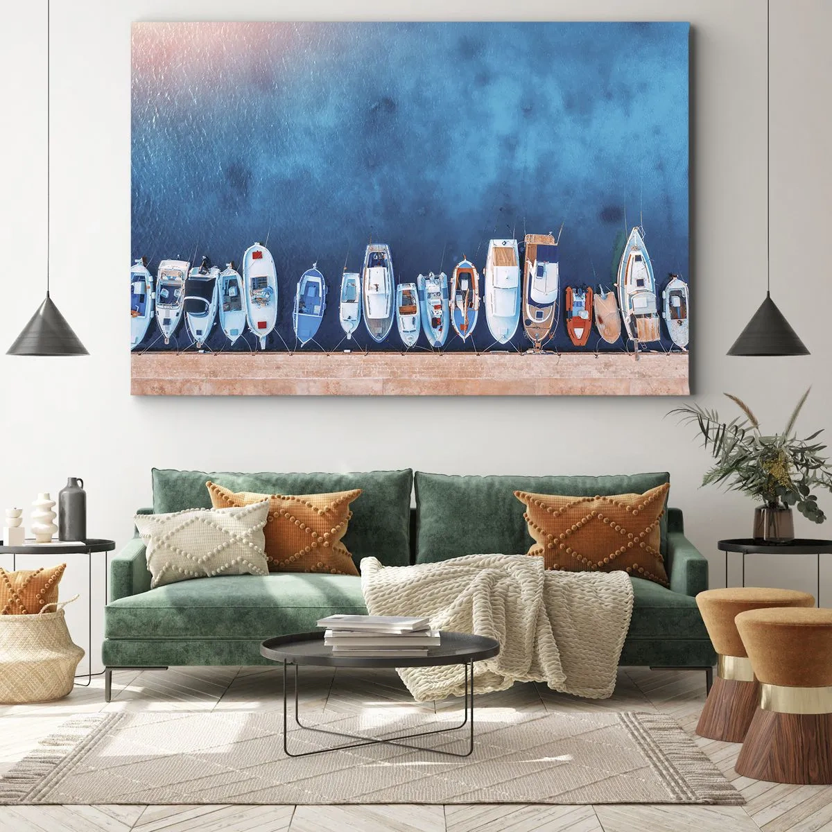 Canvas picture - In One Row - 120x80 cm