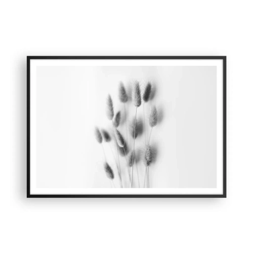 Poster in black frame - Her Softness Grass - 100x70 cm